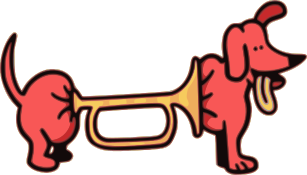 Vector Horn dog Vector Horn dog